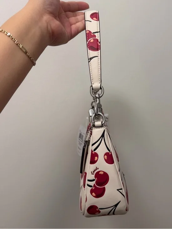 Coach Cherry Print Teri Shoulder Bag - Picture 4 of 8